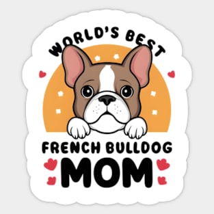 Frenchie Mom Shirt Mother's Day for French Bulldog Mom funny Sticker